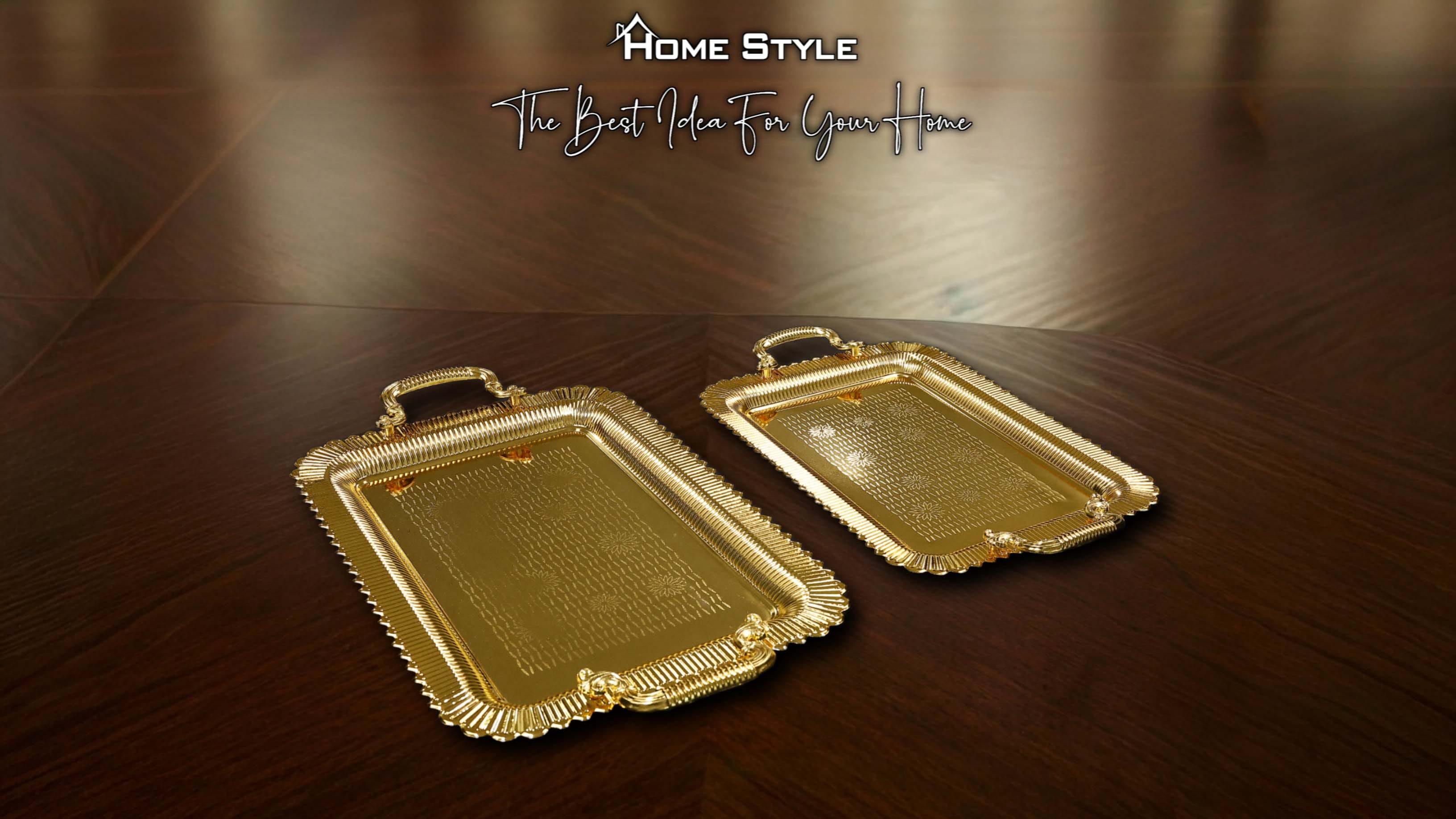 طقم صواني قطعتين 6139