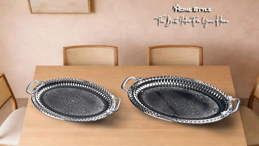 طقم صواني قطعتين 6136