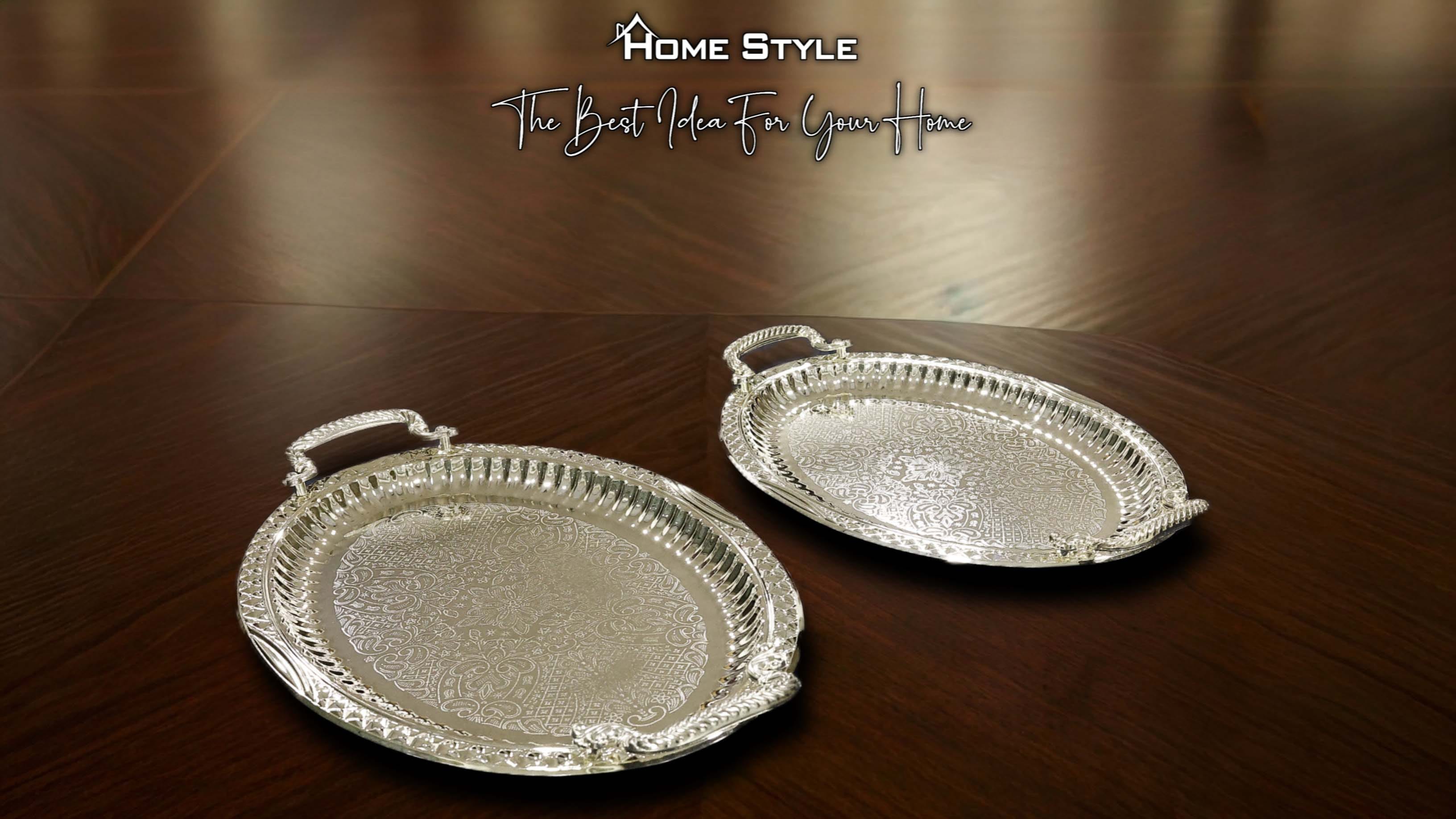 طقم صواني قطعتين 6136