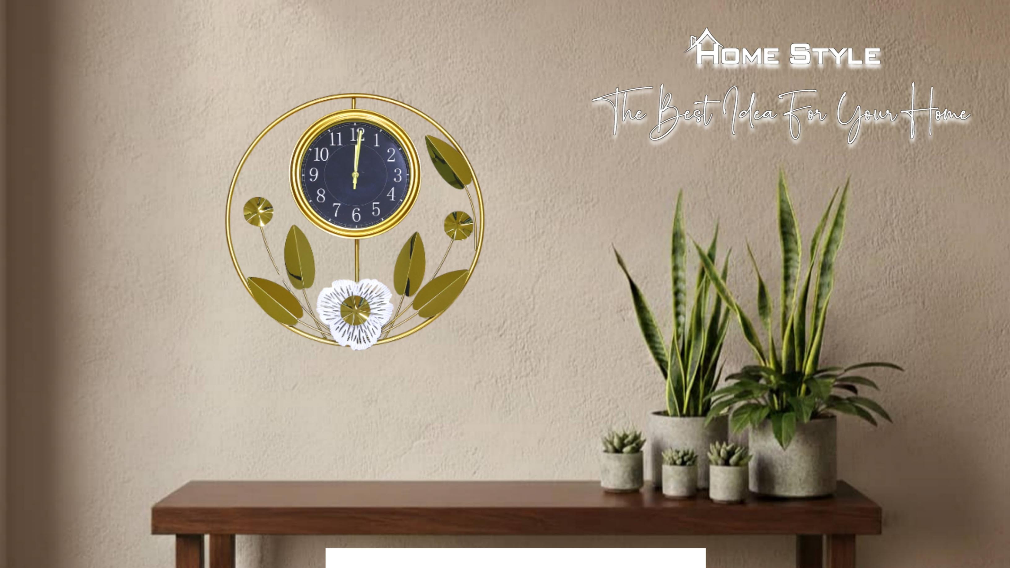 ساعة حائطية معدن 6562