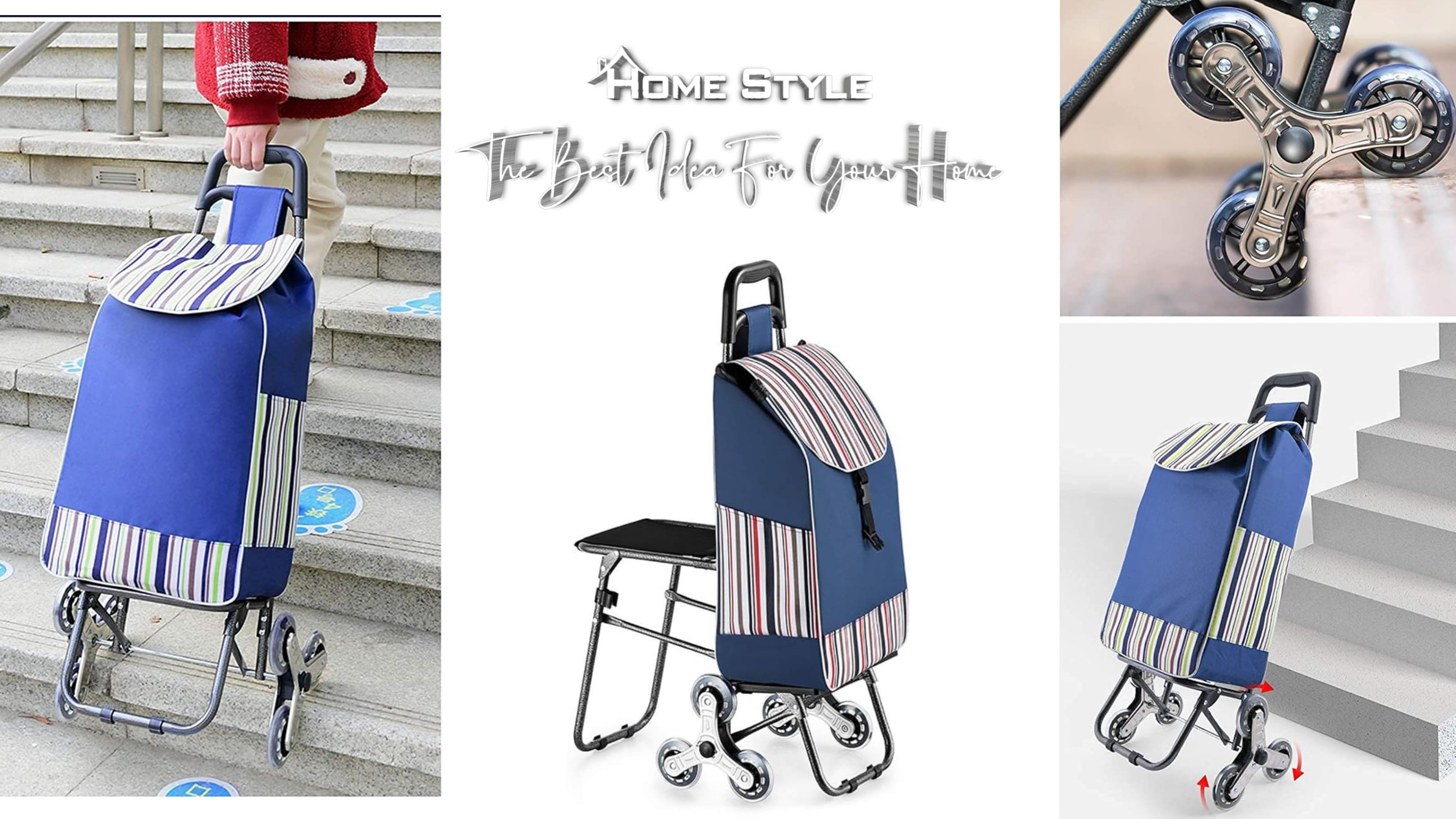 عرباية تسوق مع كرسي 6517