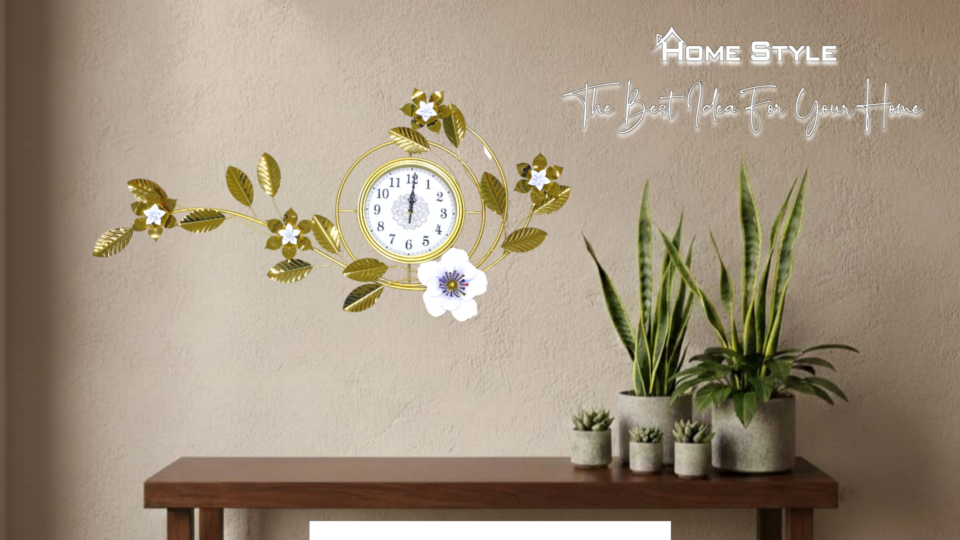 ساعة حائطية معدن 6564