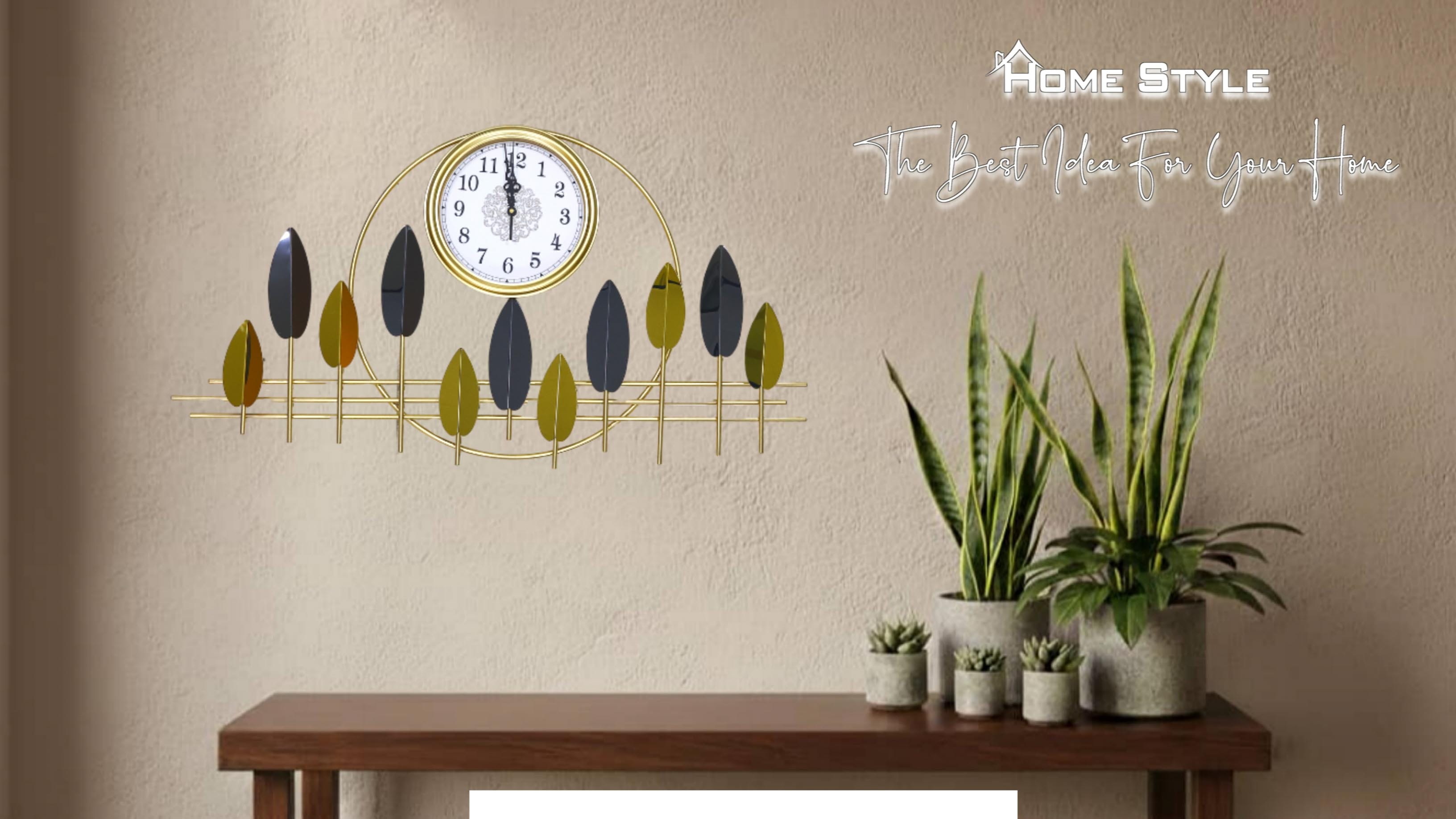 ساعة حائطية معدن 6567