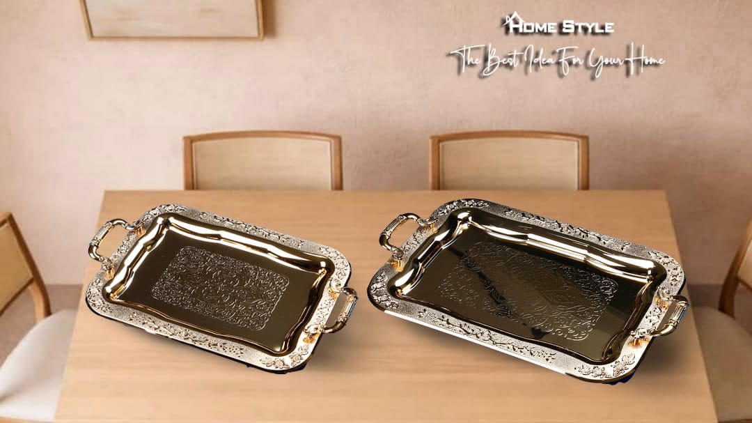 طقم صواني قطعتين 6117